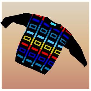 Vintage 70s Mod women’s sweater size small